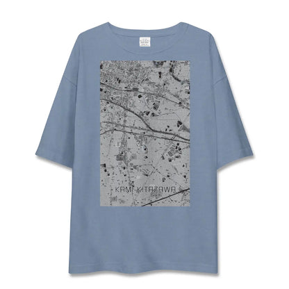【上北沢（東京都）】地図柄ビッグシルエットTシャツ