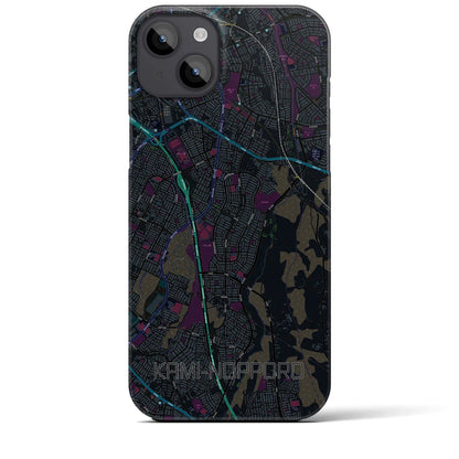 【上野幌（北海道）】地図柄iPhoneケース（バックカバータイプ）