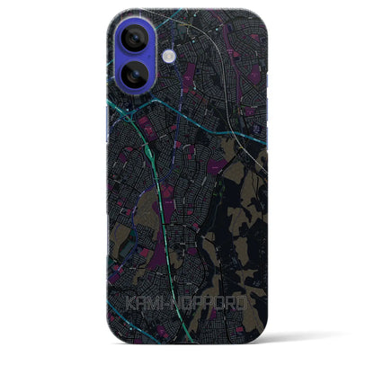 【上野幌（北海道）】地図柄iPhoneケース（バックカバータイプ）