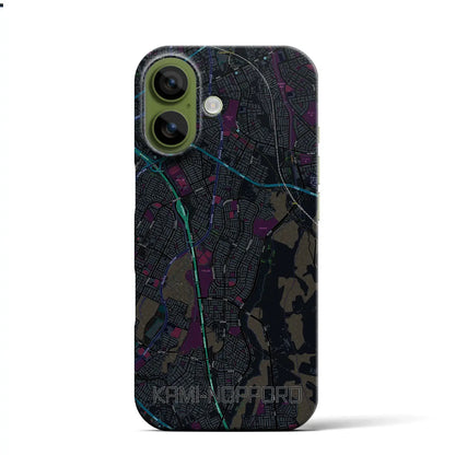 【上野幌（北海道）】地図柄iPhoneケース（バックカバータイプ）