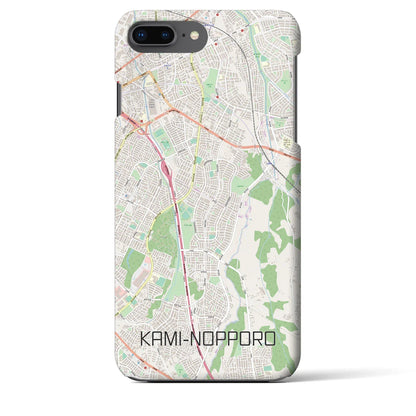 【上野幌（北海道）】地図柄iPhoneケース（バックカバータイプ）