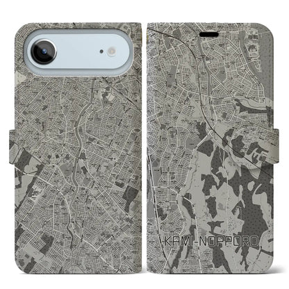 【上野幌（北海道）】地図柄iPhoneケース（手帳タイプ）