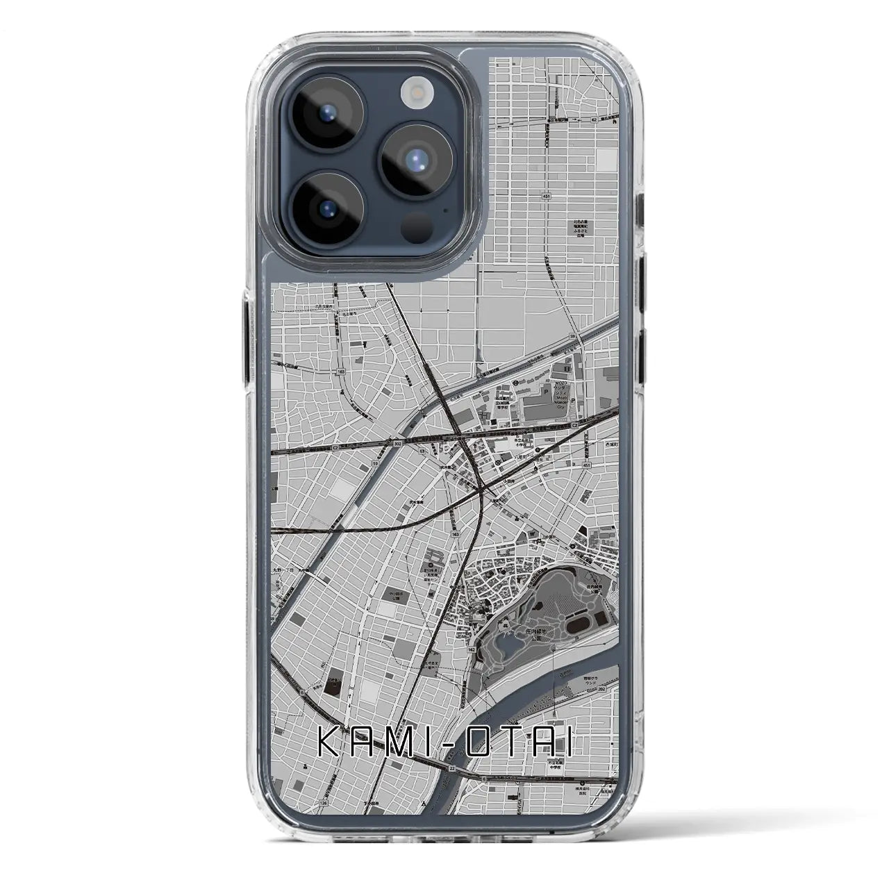【上小田井（愛知県）】地図柄iPhoneケース（MagSafeタイプ）