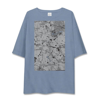 【上石神井（東京都）】地図柄ビッグシルエットTシャツ
