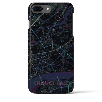 【上新庄（大阪府）】地図柄iPhoneケース（バックカバータイプ）