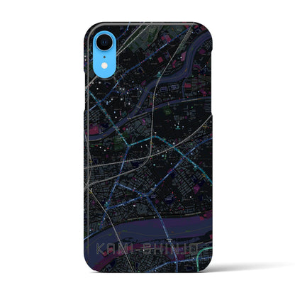 【上新庄（大阪府）】地図柄iPhoneケース（バックカバータイプ）