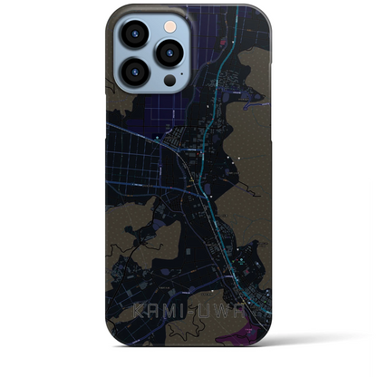 【上宇和（愛媛県）】地図柄iPhoneケース（バックカバータイプ）