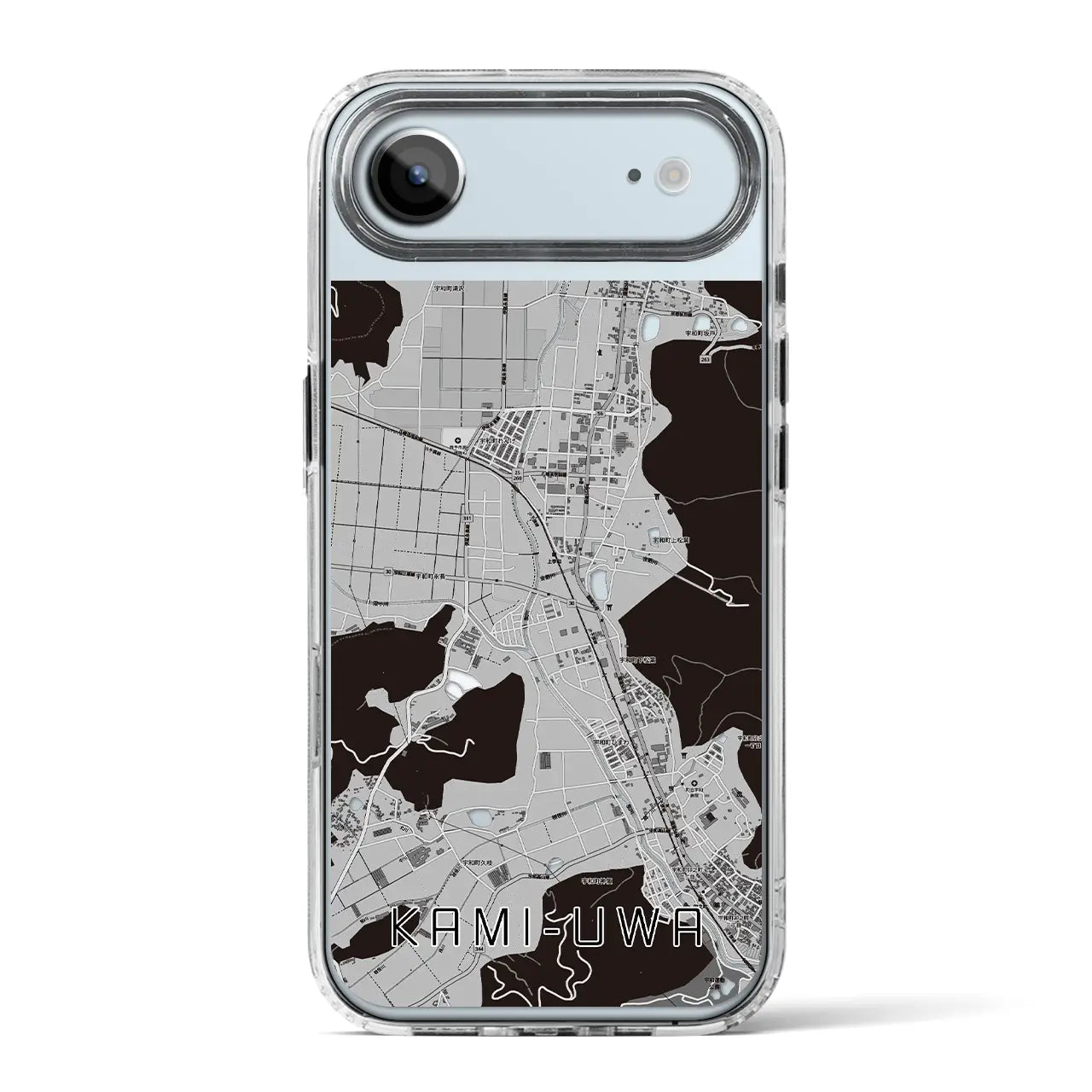 【上宇和（愛媛県）】地図柄iPhoneケース（MagSafeタイプ）