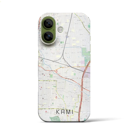 【加美（大阪府）】地図柄iPhoneケース（バックカバータイプ）