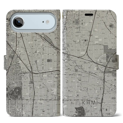 【加美（大阪府）】地図柄iPhoneケース（手帳タイプ）