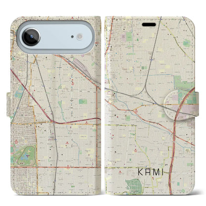 【加美（大阪府）】地図柄iPhoneケース（手帳タイプ）