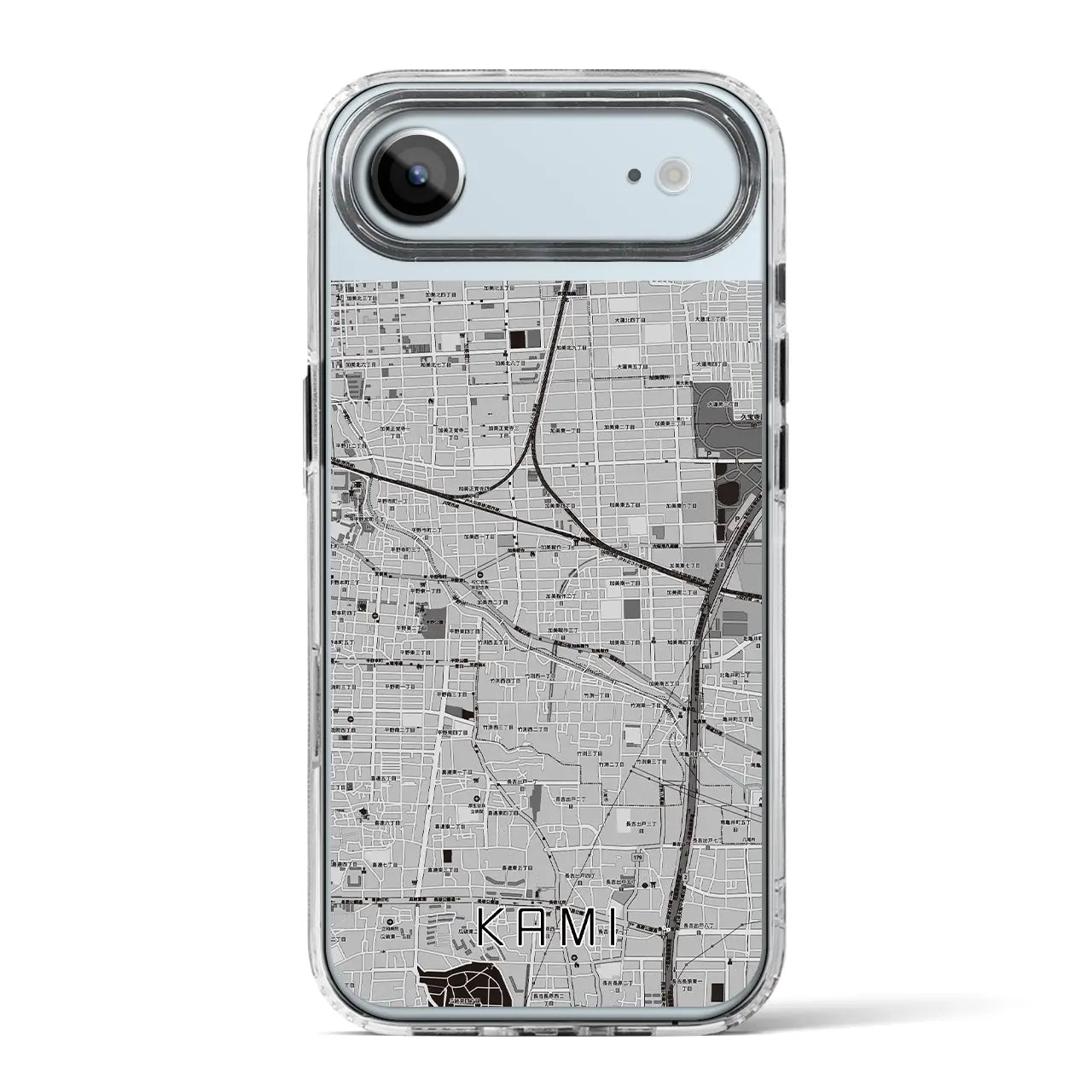 【加美（大阪府）】地図柄iPhoneケース（MagSafeタイプ）