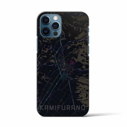 【上富良野（北海道）】地図柄iPhoneケース（バックカバータイプ）