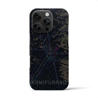 【上富良野（北海道）】地図柄iPhoneケース（バックカバータイプ）