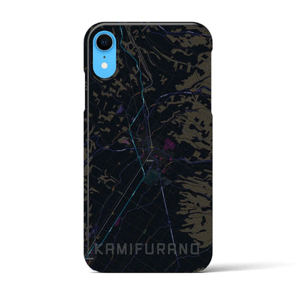 【上富良野（北海道）】地図柄iPhoneケース（バックカバータイプ）