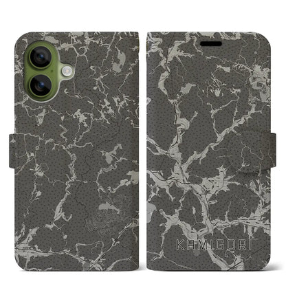 【上郡（兵庫県）】地図柄iPhoneケース（手帳タイプ）