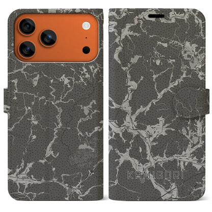 【上郡（兵庫県）】地図柄iPhoneケース（手帳タイプ）