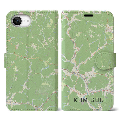 【上郡（兵庫県）】地図柄iPhoneケース（手帳タイプ）