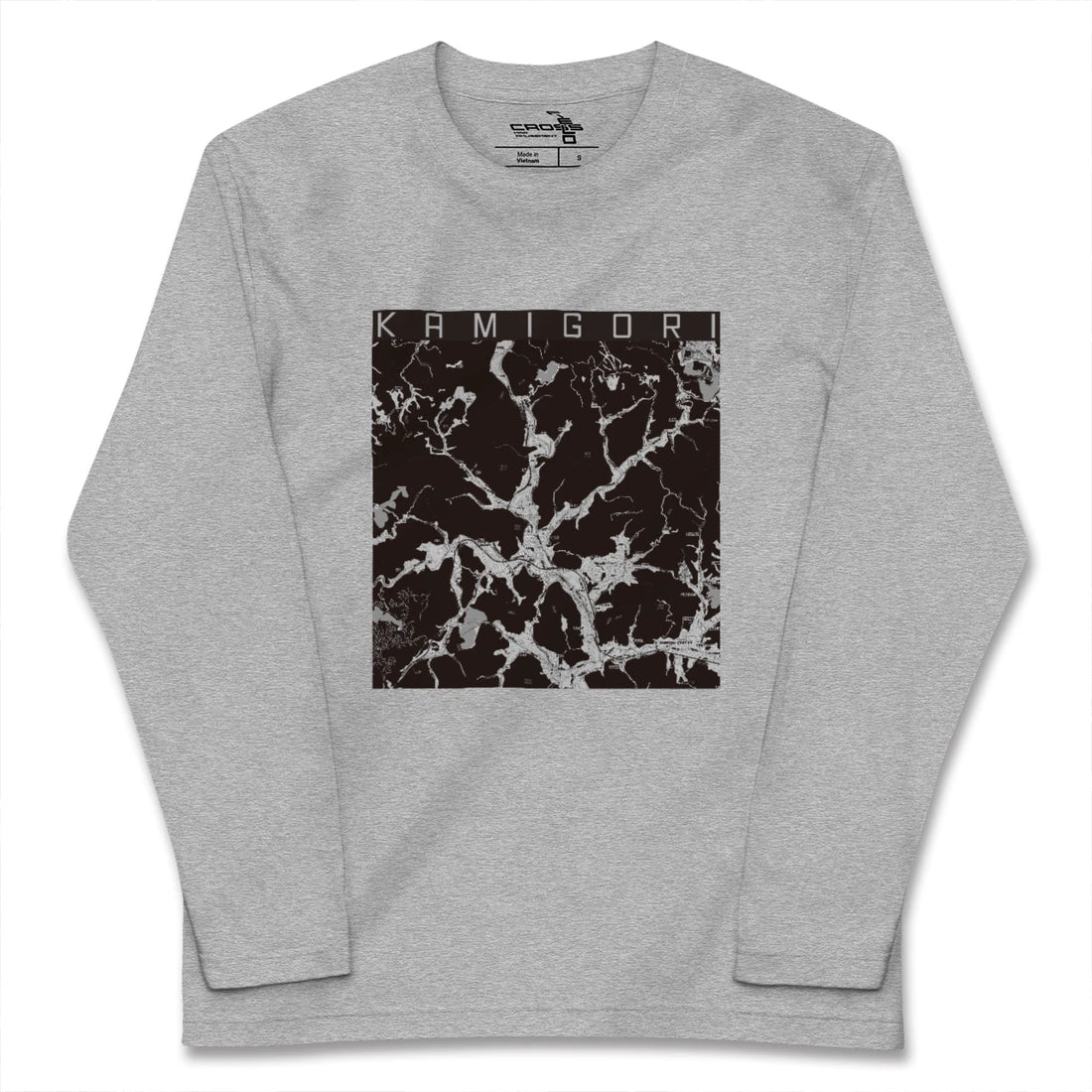 【上郡(兵庫県)】地図柄ロングスリーブTシャツ