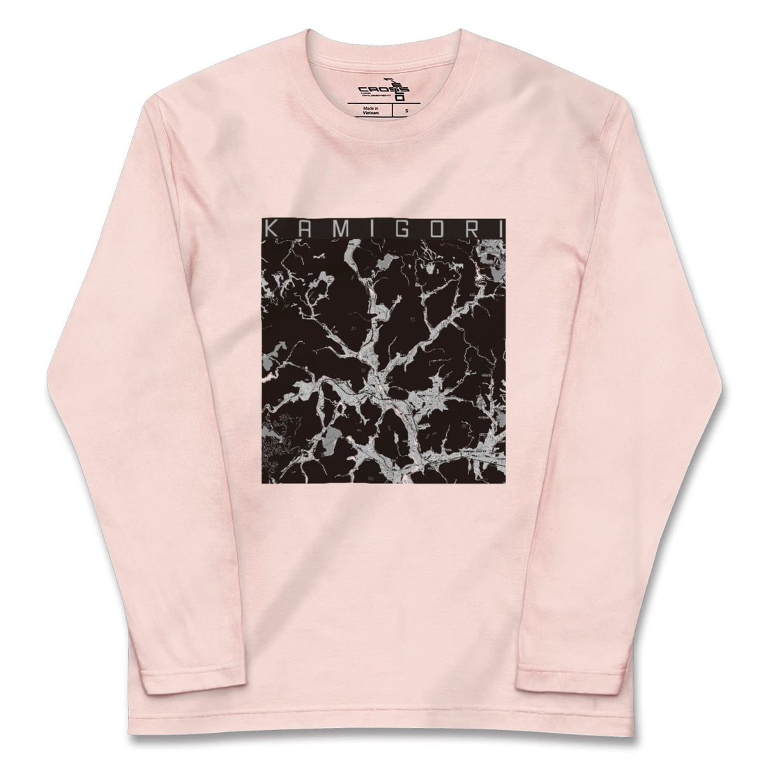 【上郡(兵庫県)】地図柄ロングスリーブTシャツ