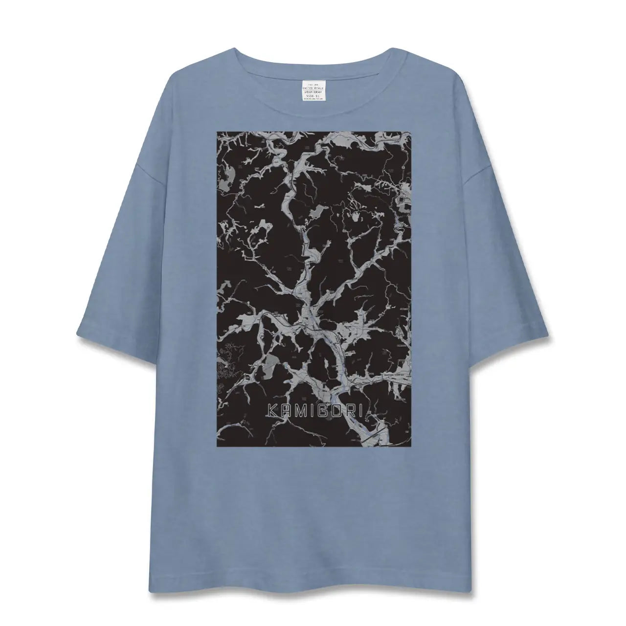 【上郡（兵庫県）】地図柄ビッグシルエットTシャツ