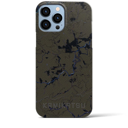 【上勝（徳島県）】地図柄iPhoneケース（バックカバータイプ）