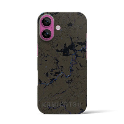 【上勝（徳島県）】地図柄iPhoneケース（バックカバータイプ）