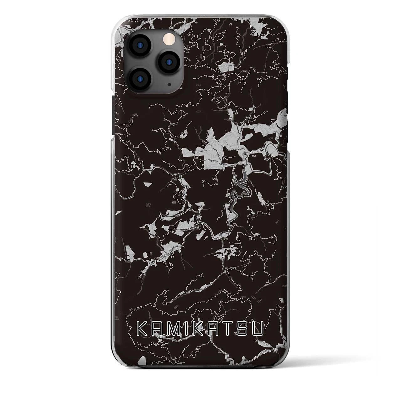 【上勝（徳島県）】地図柄iPhoneケース（クリアタイプ）