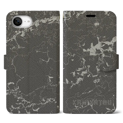 【上勝（徳島県）】地図柄iPhoneケース（手帳タイプ）