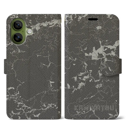 【上勝（徳島県）】地図柄iPhoneケース（手帳タイプ）