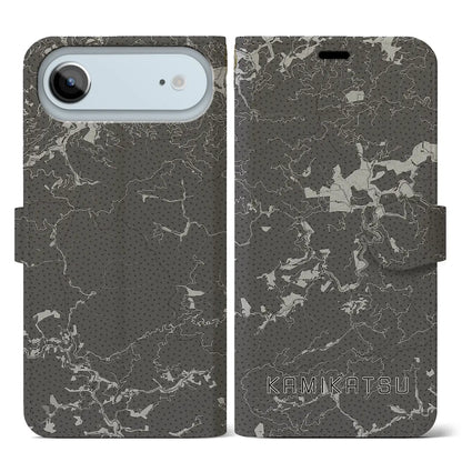 【上勝（徳島県）】地図柄iPhoneケース（手帳タイプ）