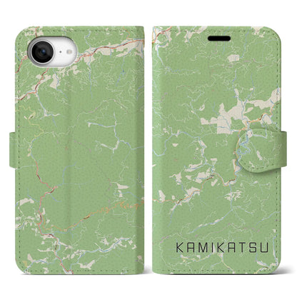 【上勝（徳島県）】地図柄iPhoneケース（手帳タイプ）