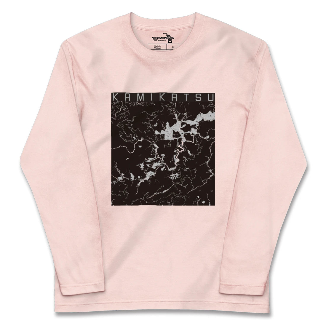 【上勝（徳島県）】地図柄ロングスリーブTシャツ