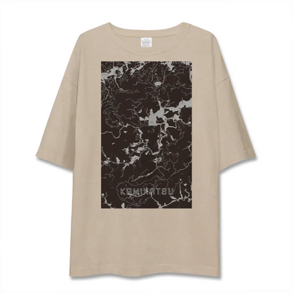 【上勝（徳島県）】地図柄ビッグシルエットTシャツ