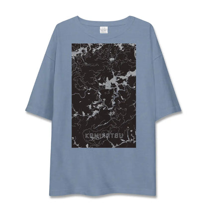 【上勝（徳島県）】地図柄ビッグシルエットTシャツ