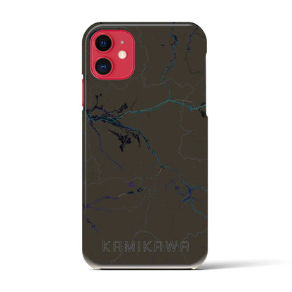 【上川（北海道）】地図柄iPhoneケース（バックカバータイプ）