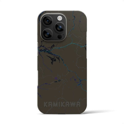 【上川（北海道）】地図柄iPhoneケース（バックカバータイプ）