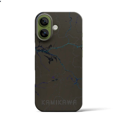 【上川（北海道）】地図柄iPhoneケース（バックカバータイプ）