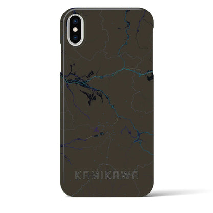 【上川（北海道）】地図柄iPhoneケース（バックカバータイプ）