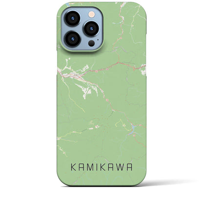 【上川（北海道）】地図柄iPhoneケース（バックカバータイプ）