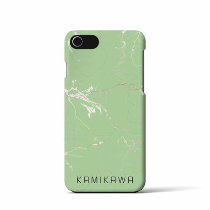 【上川（北海道）】地図柄iPhoneケース（バックカバータイプ）