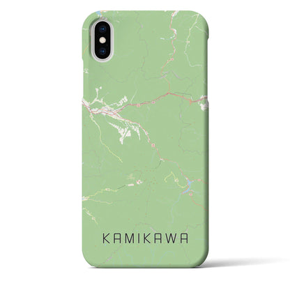 【上川（北海道）】地図柄iPhoneケース（バックカバータイプ）