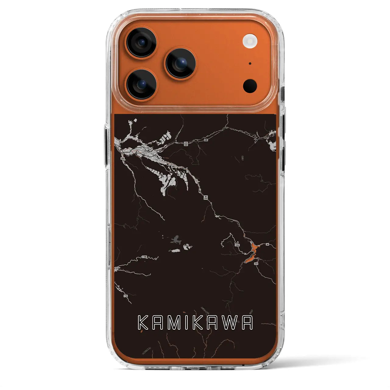 【上川（北海道）】地図柄iPhoneケース（MagSafeタイプ）