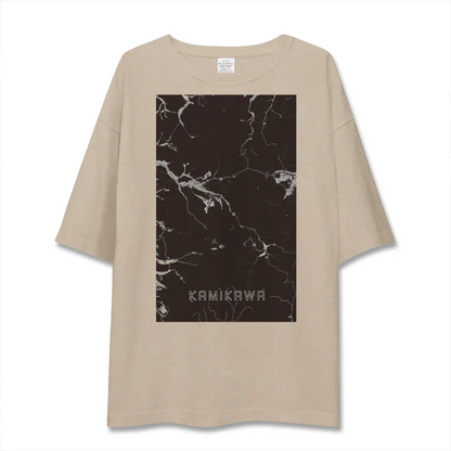 【上川（北海道）】地図柄ビッグシルエットTシャツ