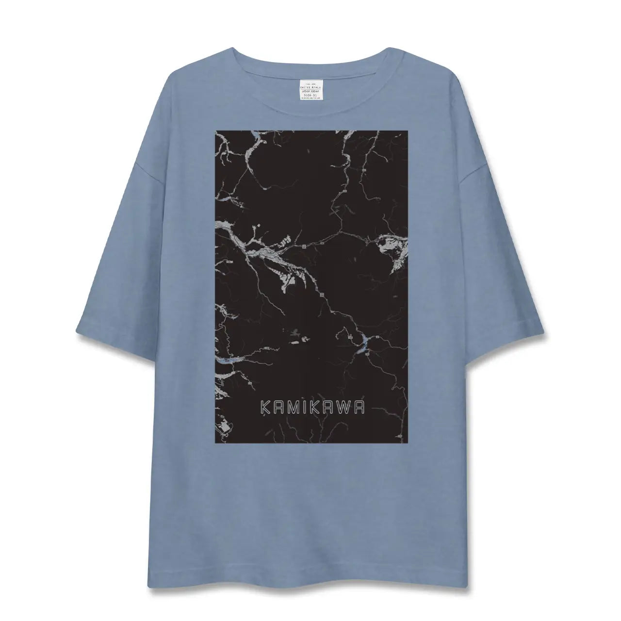 【上川（北海道）】地図柄ビッグシルエットTシャツ