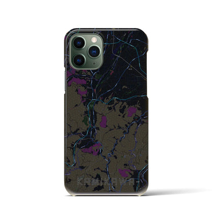 【神川（埼玉県）】地図柄iPhoneケース（バックカバータイプ）