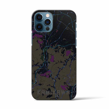 【神川（埼玉県）】地図柄iPhoneケース（バックカバータイプ）