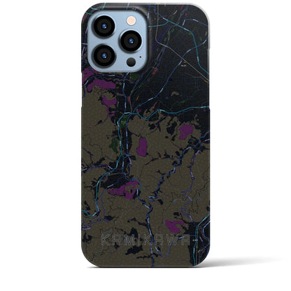 【神川（埼玉県）】地図柄iPhoneケース（バックカバータイプ）