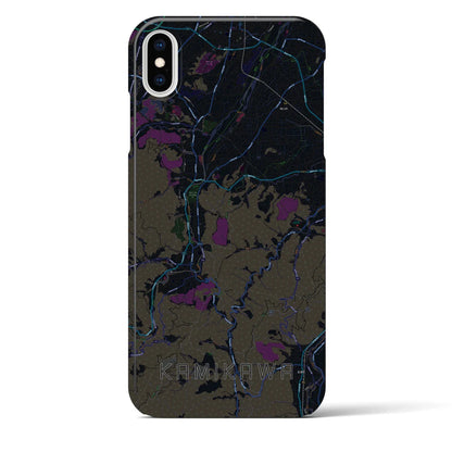 【神川（埼玉県）】地図柄iPhoneケース（バックカバータイプ）