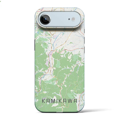 【神川（埼玉県）】地図柄iPhoneケース（バックカバータイプ）